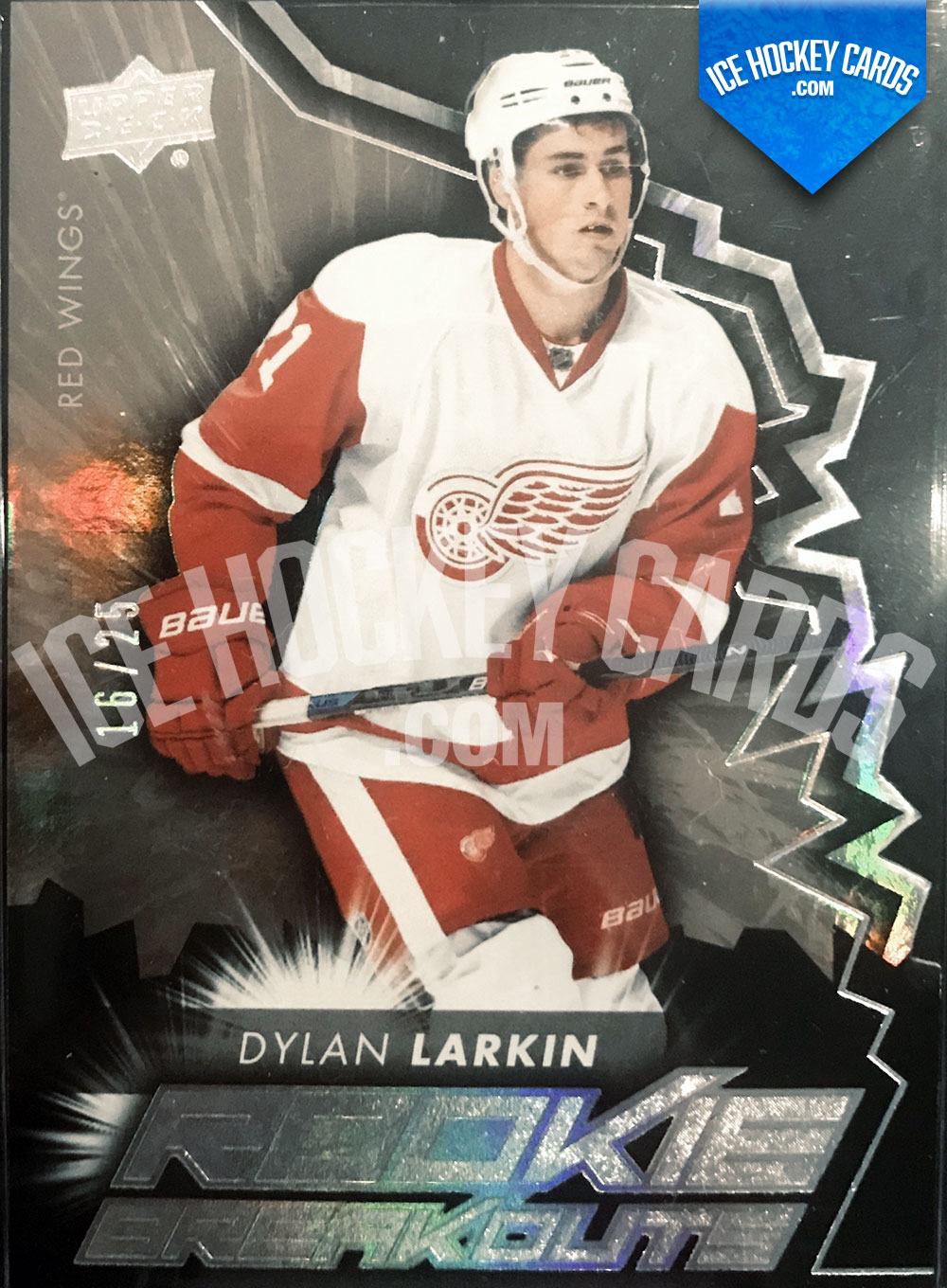 Dylan Larkin 2022-23 Upper Deck Series 1 Base Card #64 Red Wings