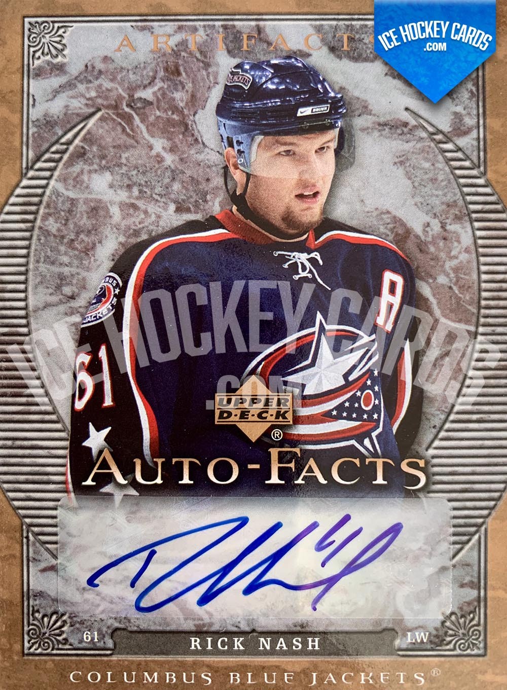 Rick Nash Autographed 2004-05 Upper Deck Hockey Card - NHL Auctions