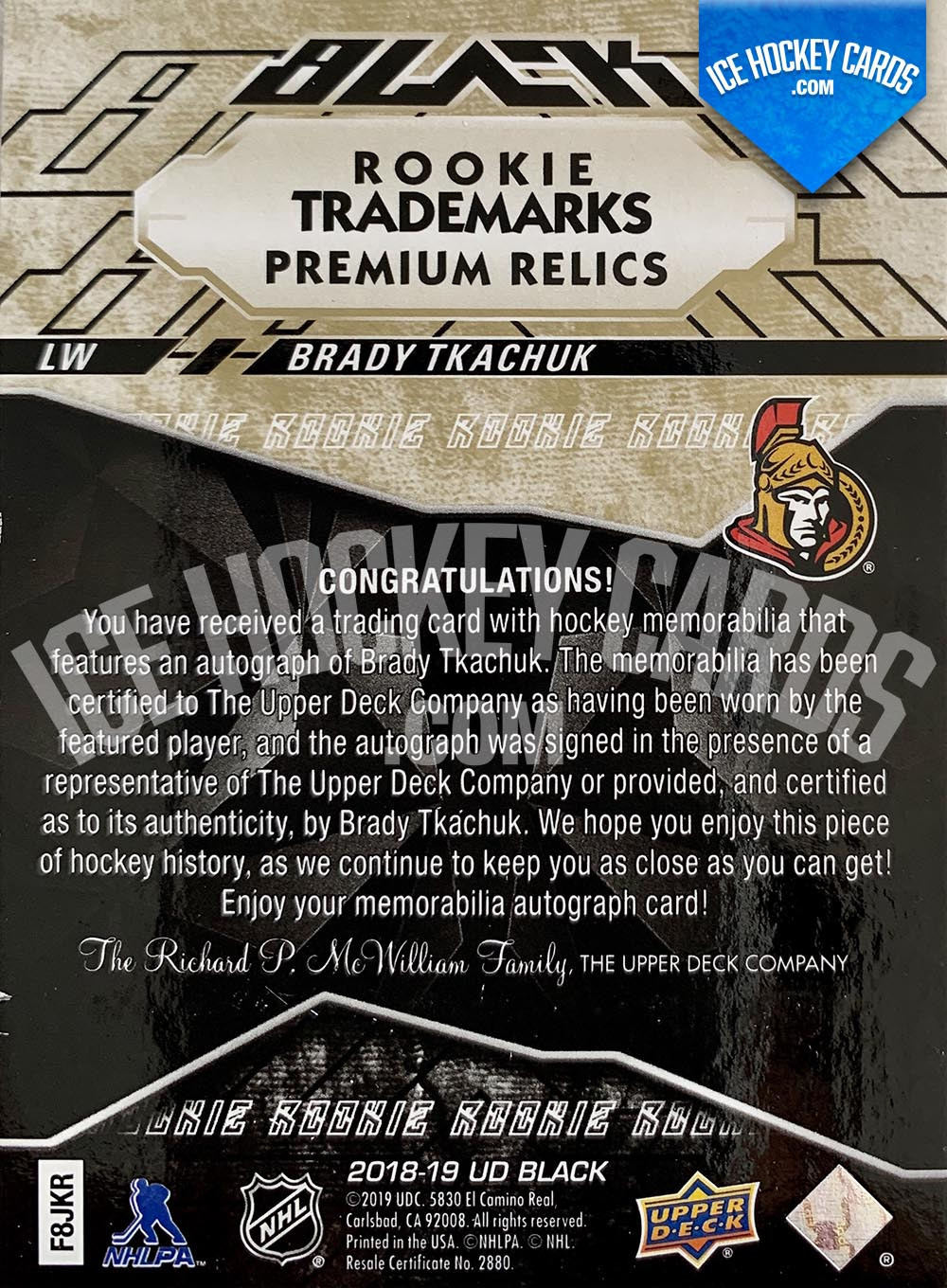 Brady Tkachuk - IceHockeyCards.com