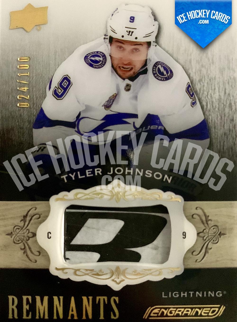 Upper Deck - Engrained 2018-19 - Tyler Johnson Remnants Sticks Game-Used # to 100
