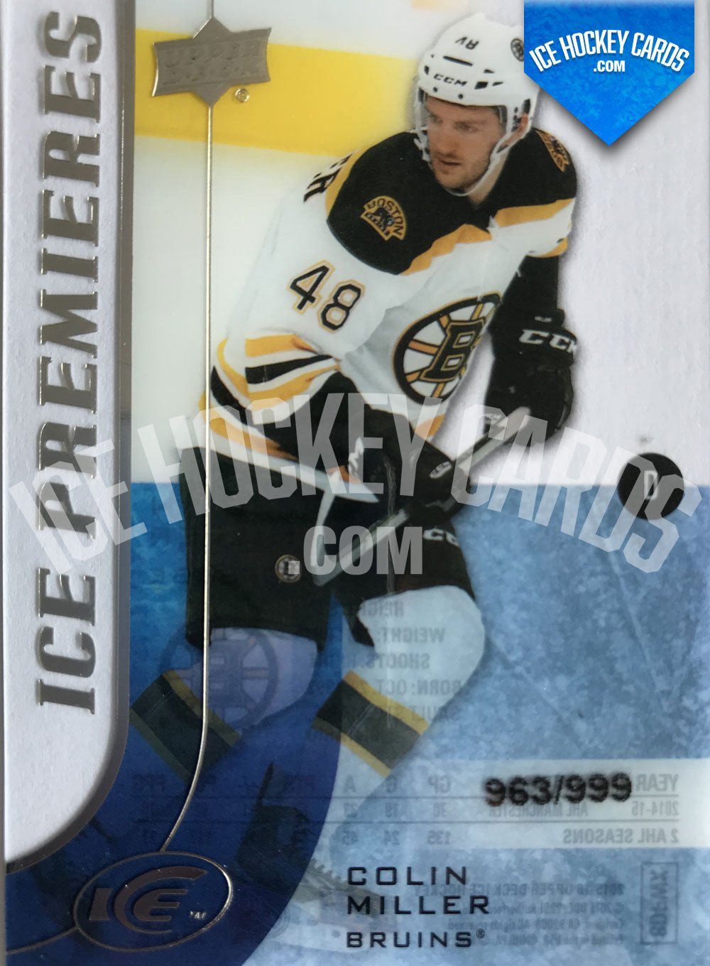 Upper Deck - ICE 15-16 - Colin Miller ICE Premieres RC