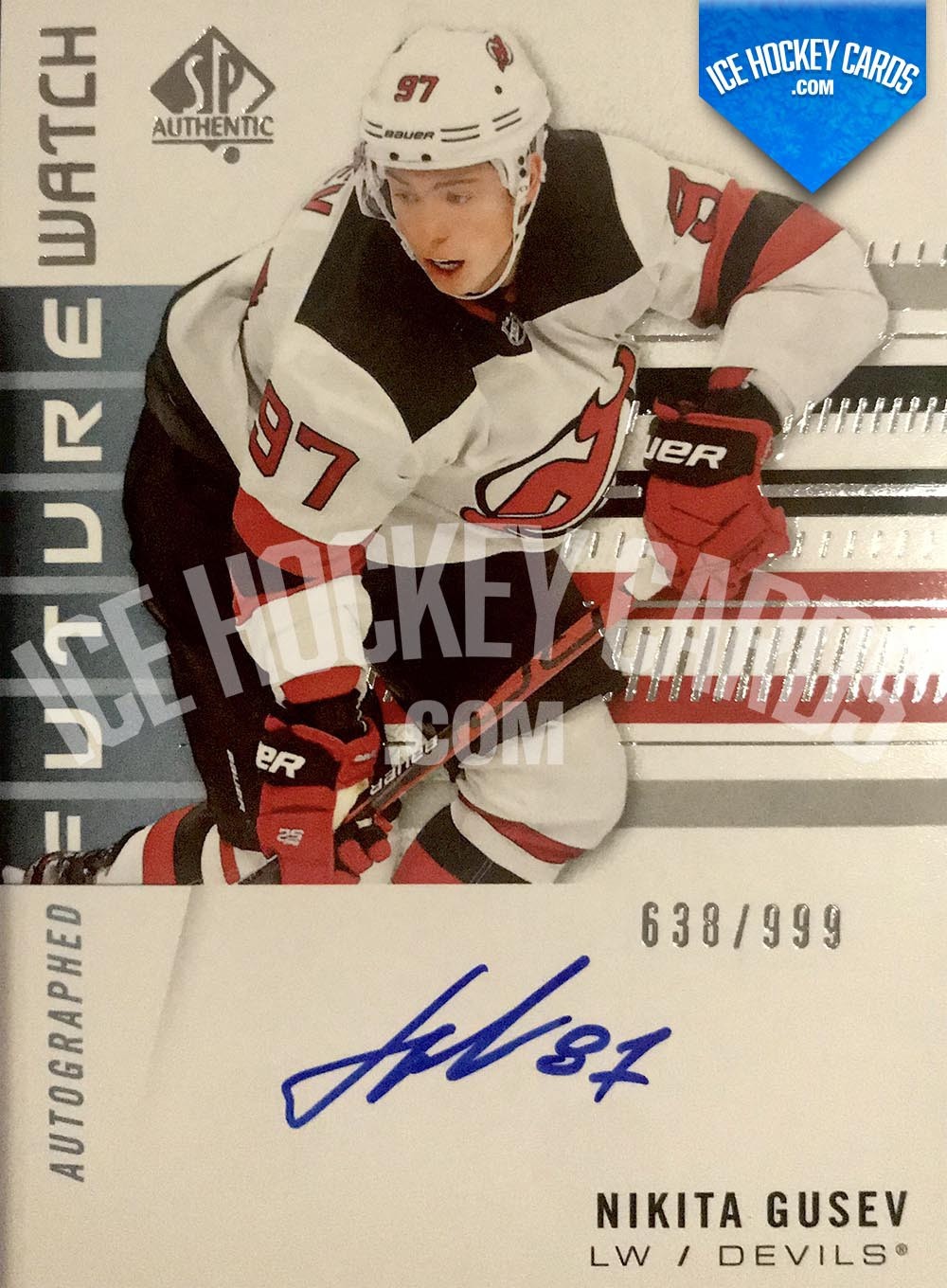 Upper Deck - SP Authentic 2019-20 - Nikita Gusev Autographed Future Watch Rookie Card