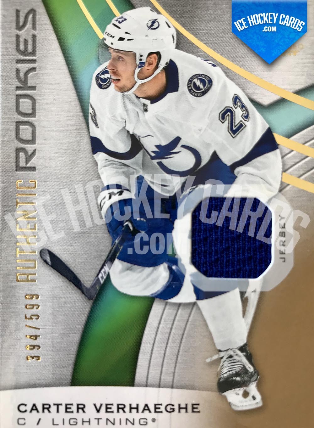Upper Deck - SP Game Used 2019-20 - Carter Verhaeghe Authentic Rookies Patch Card