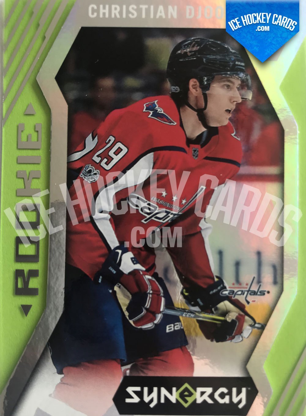 Upper Deck - Synergy 19-20 - Christian Djoos Rookie Green Parallel Card