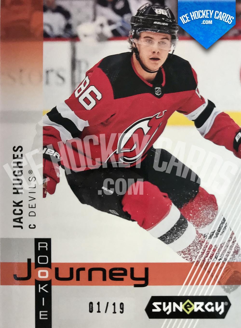 Upper Deck - Synergy 2019-20 - Jack Hughes Rookie Journey Card # to 19 RARE