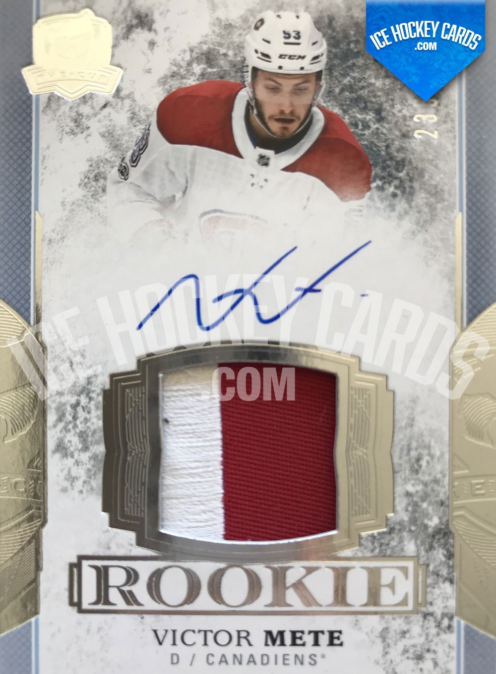 Upper Deck - The Cup 17-18 - Victor Mete Rookie Auto Patch RC