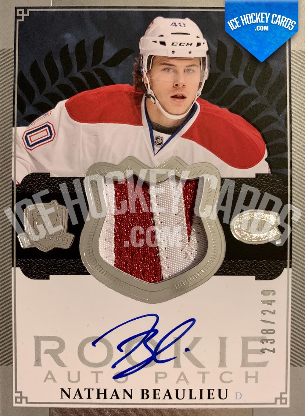 Upper Deck - The Cup 2013-14 - Nathan Beaulieu Rookie Auto Patch RC